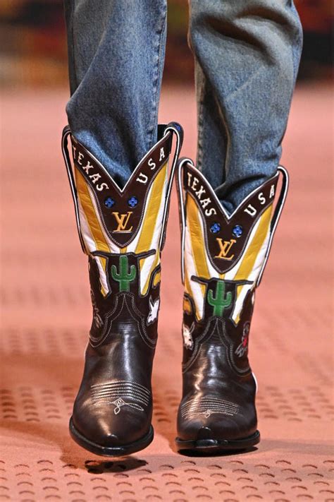 louis vuitton cowboy boots|Louis Vuitton texan boots.